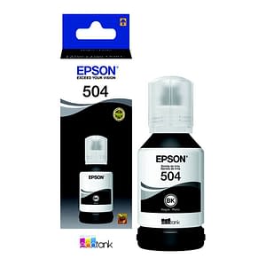 Botella de Tinta Negra EPSON 504